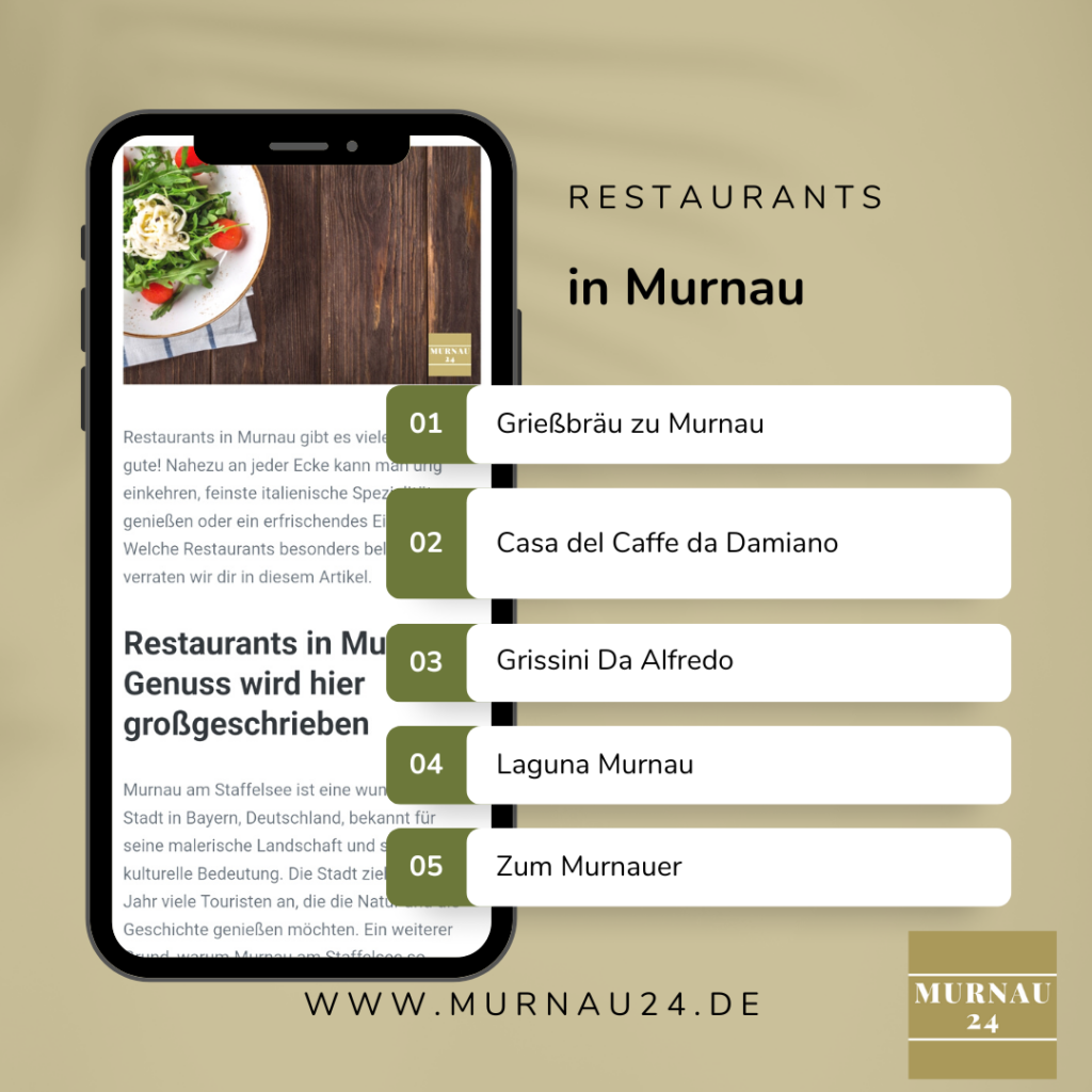 5 Restaurants in Murnau